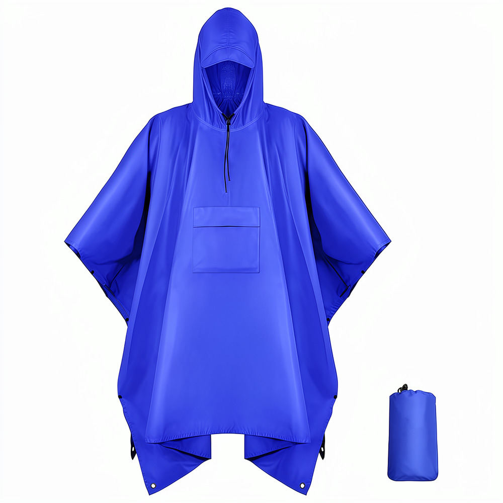Durable Waterproof Rain Poncho - Camping Rain Poncho 评论和价格
